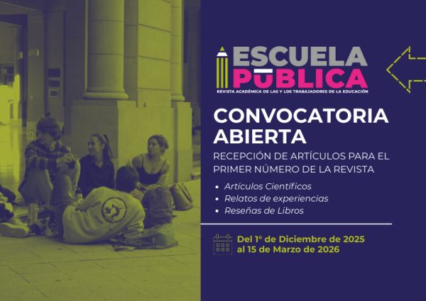 banner convocatoria revista escuela publica
