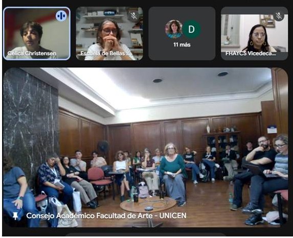 La FHAyCS participó del plenario de la Red Argentina Universitaria de Artes