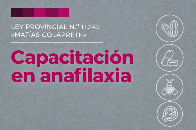 Capacitación en anafilaxia: la FHAyCS será sede de una jornada en el marco de la Ley «Matías Colaprete»
