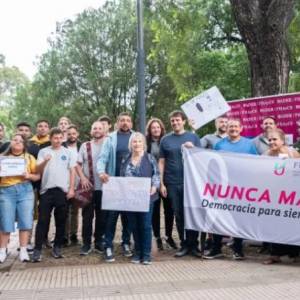 La comunidad de UADER, presente en la marcha por Memoria, Verdad y Justicia