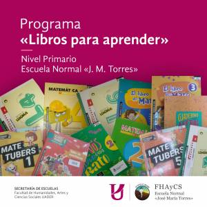 La Primaria de la Escuela Normal recibió ejemplares del Programa «Libros para Aprender»