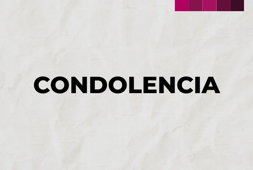 web CONDOLENCIA